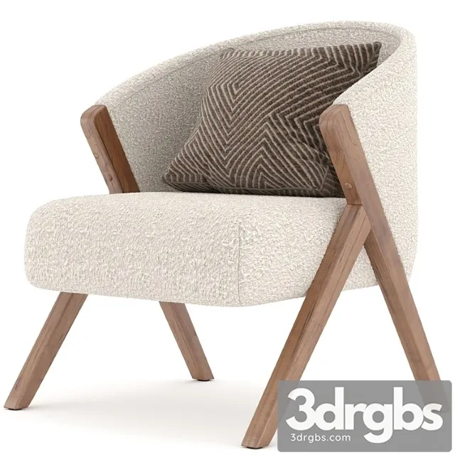 Zara home upholstered bouclé armchair 3D Model Download Zara home upholstered bouclé armchair 3D Model Download