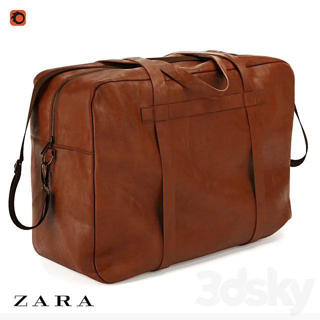 Zara Leather Bag 3D Model Zara Leather Bag 3D Model