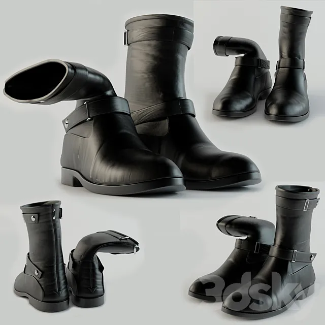 ZARA men’s boots 3D Model