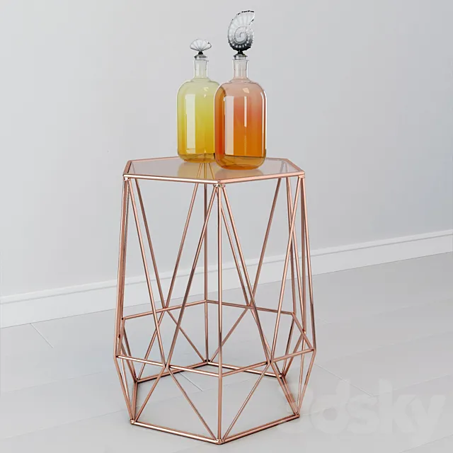 Zara Table 3D Model Zara Table 3D Model