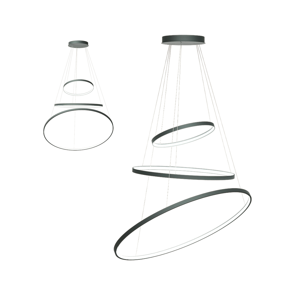 Zava – Ceiling lamp RINGS ORIZZONTALE 3D Model Zava – Ceiling lamp RINGS ORIZZONTALE 3D Model