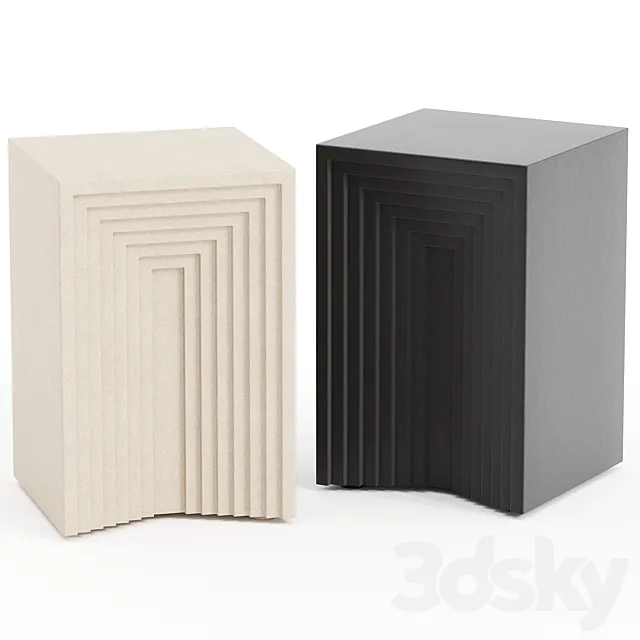 Zayden Side Table West Elm 3DModel