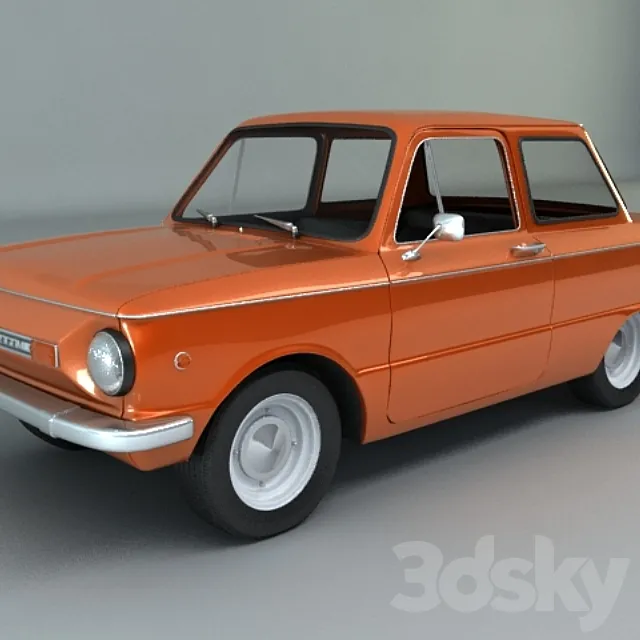ZAZ – 968 m 3D Model