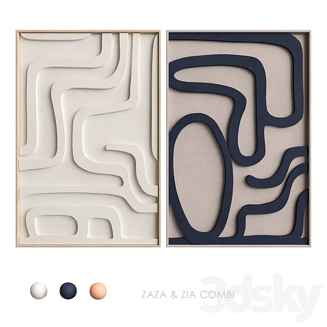 ZAZA ZIA COMBI Relief NG31 3D Model