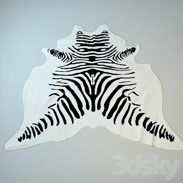 Zebra skin 3DModel Zebra skin 3DModel