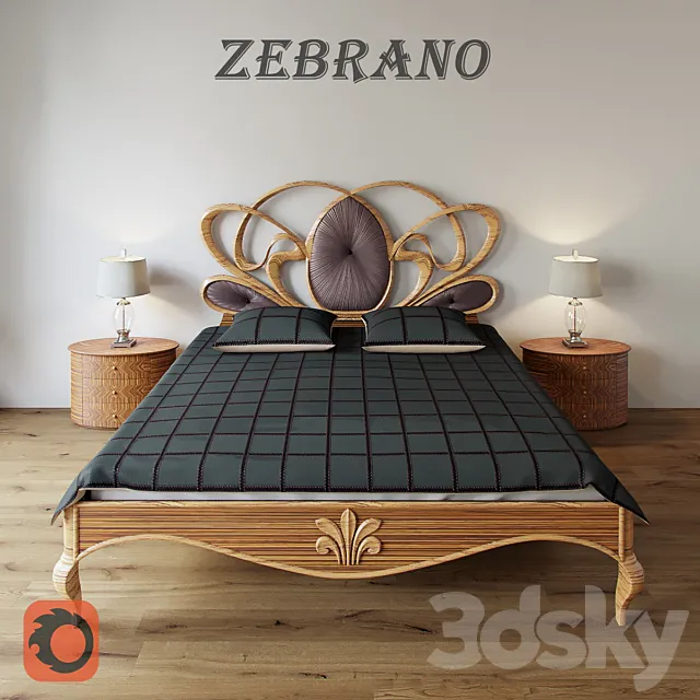 Zebrano 3DModel Zebrano 3DModel