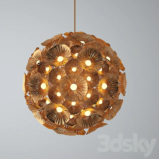 Zed Ceiling Lamp 06 3D Model Zed Ceiling Lamp 06 3D Model