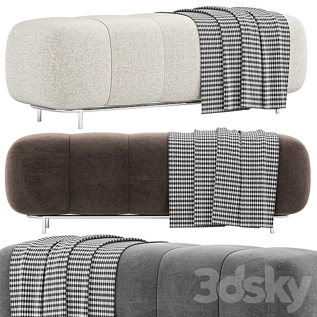 Zefir Banquette By Enigma 3D Model Zefir Banquette By Enigma 3D Model