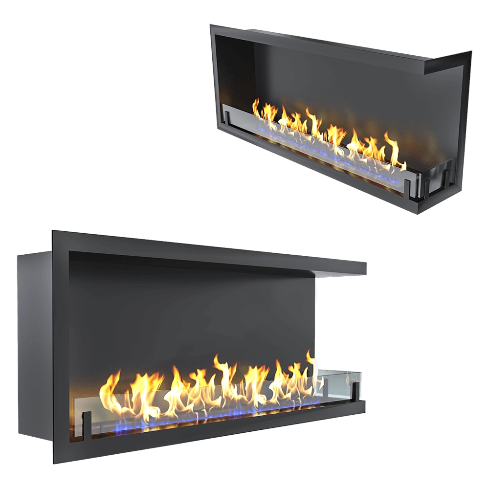 Zefire – Corner biofireplace Standart 1100 3D Model