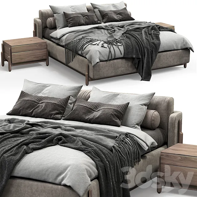 Zegen Bed ASH 3D Model Zegen Bed ASH 3D Model