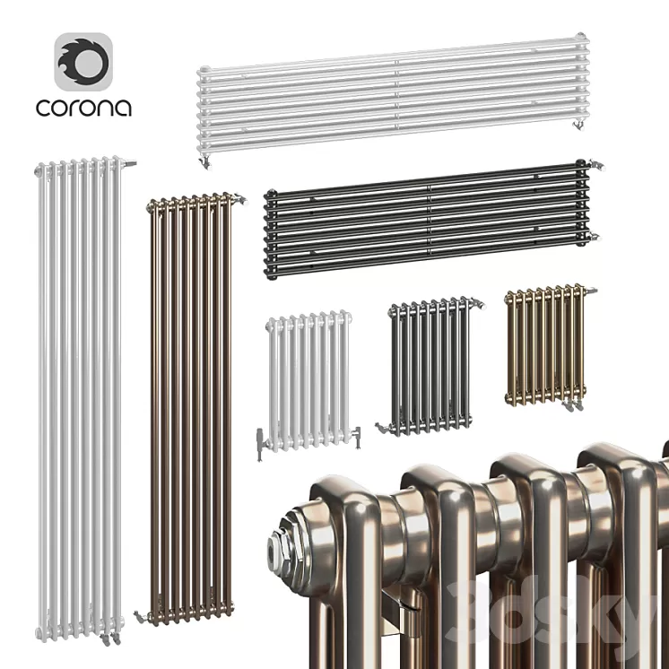 Zehnder Charleston Radiators 2C 3D Model