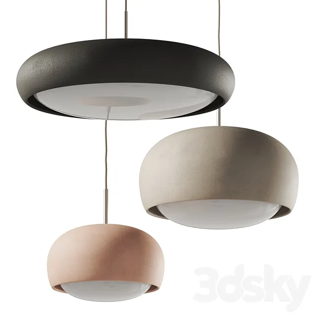 Zeitraum Gema Pendant Lamps 3D Model