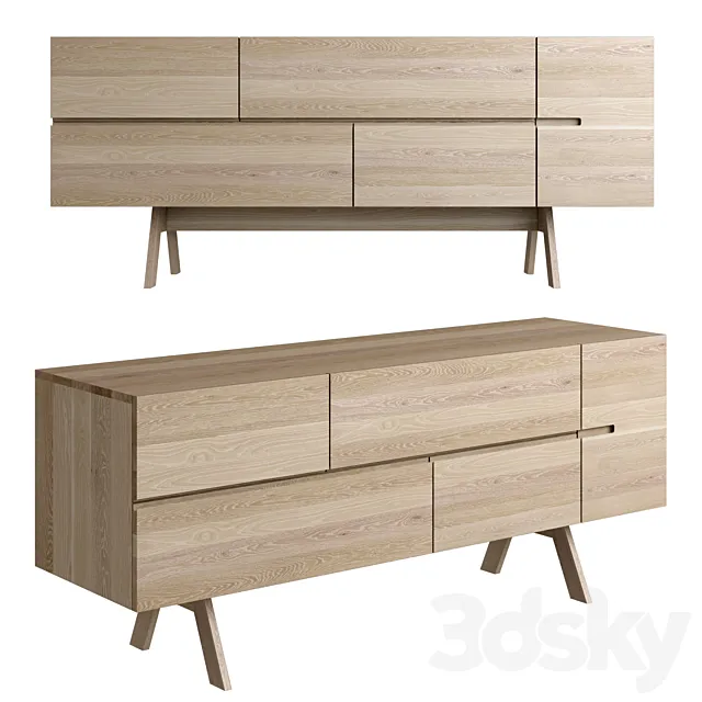 Zeitraum Low Atelier Sideboard 3DModel Zeitraum Low Atelier Sideboard 3DModel