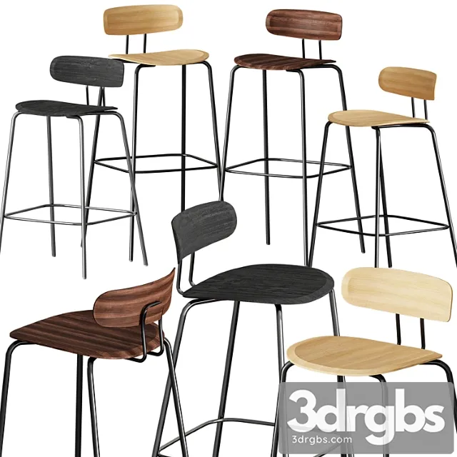 Zeitraum Okito Bar Stool 3D Model Download Zeitraum Okito Bar Stool 3D Model Download