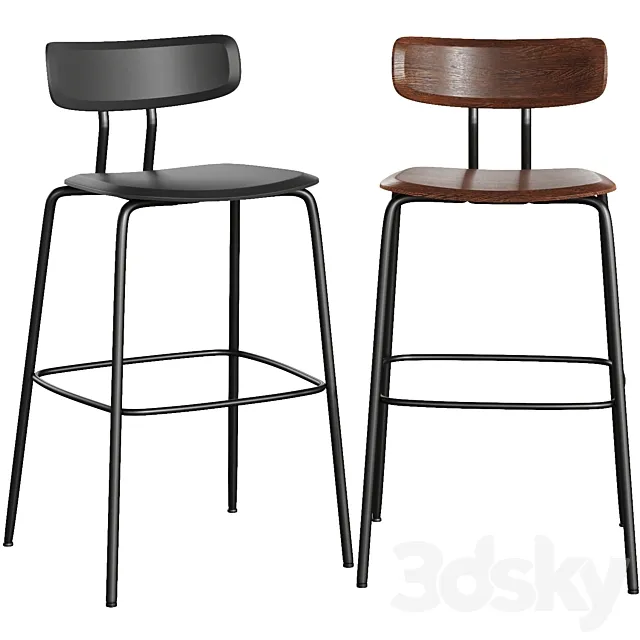 Zeitraum Okito Bar Stool 3DModel