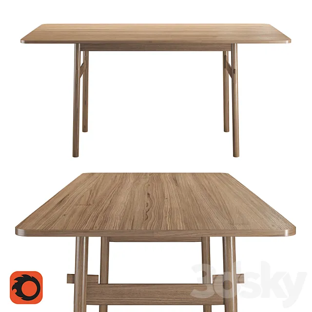 Zeitraum Taut | Dining Table 3D Model