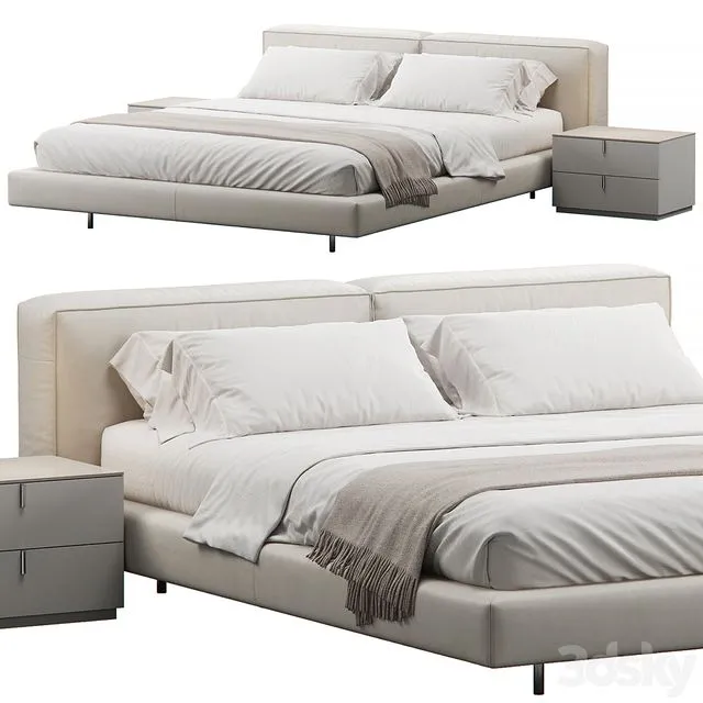 Zenit Bed by Desiree 3D Model Zenit Bed by Desiree 3D Model