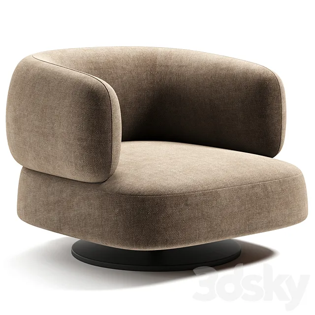 Zeppelin Armchair 3D Model