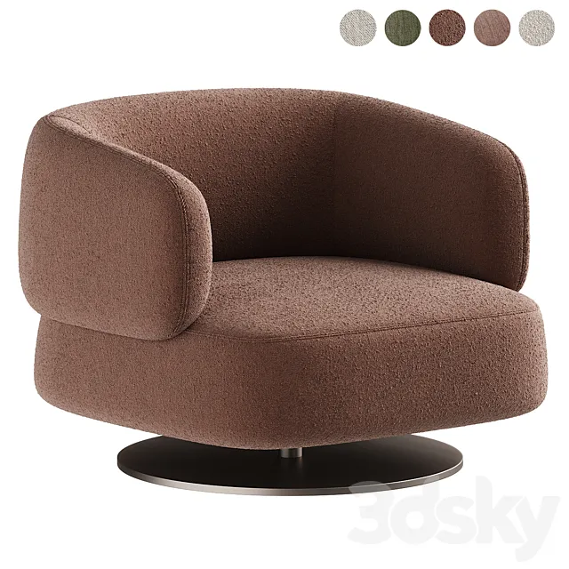 Zeppelin Armchair 3D Model