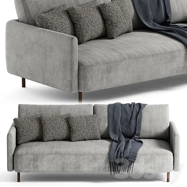Zero by Missana sofa 3D Model