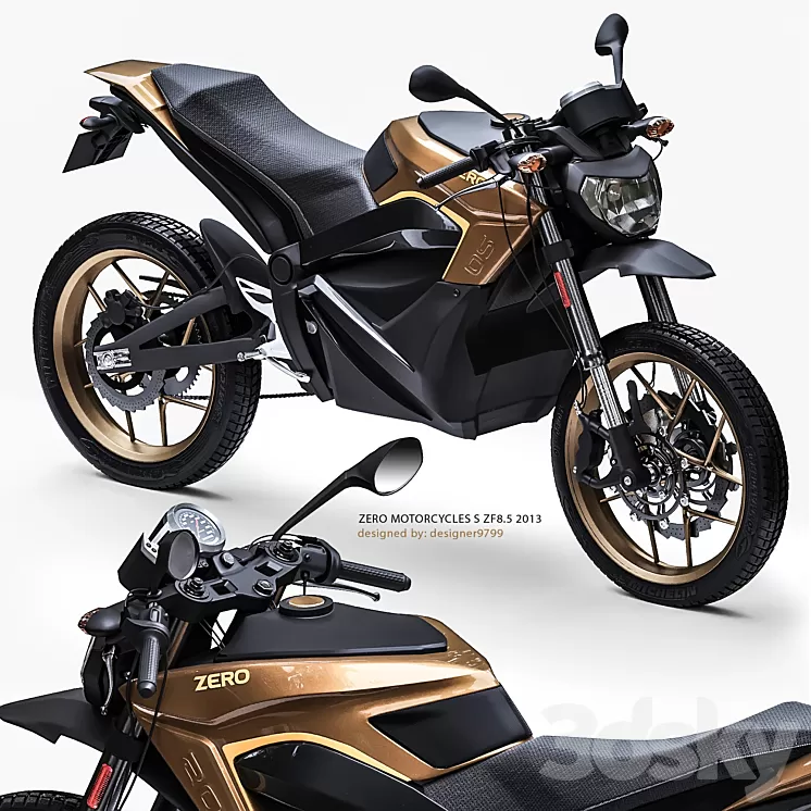 ZERO MOTORCYCLES S ZF8.5 3D Model