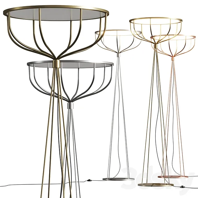 Zero Plane Floor Lamps 3DModel