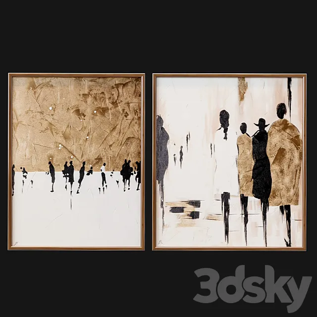 Zett Paintings 7 3D Model