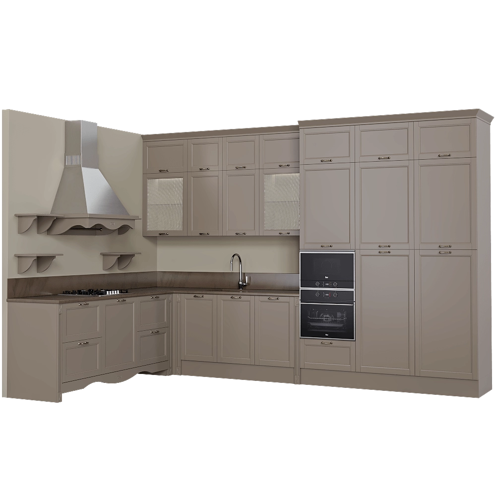Zetta – Kitchen Zetta PORTO 3D Model