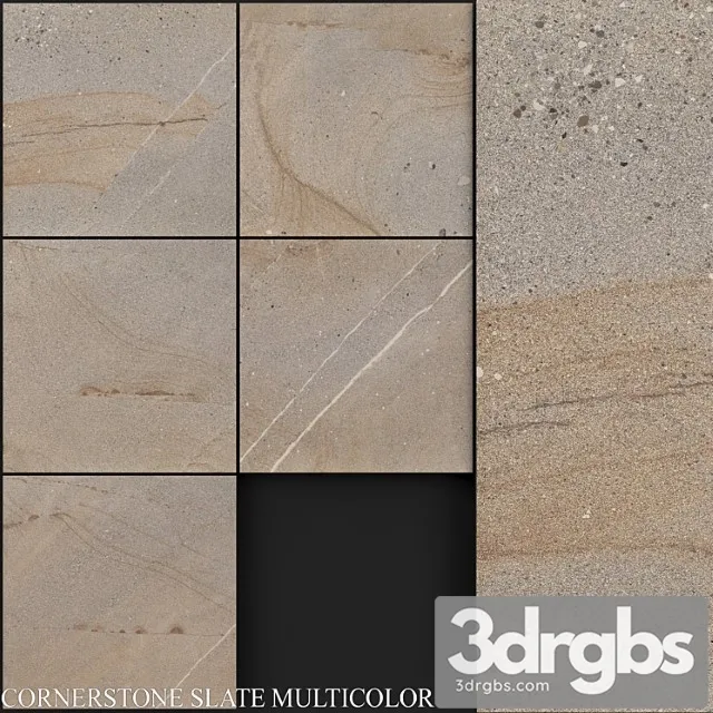 Zeus ceramica cornerstone slate multicolor 3D Model Download Zeus ceramica cornerstone slate multicolor 3D Model Download
