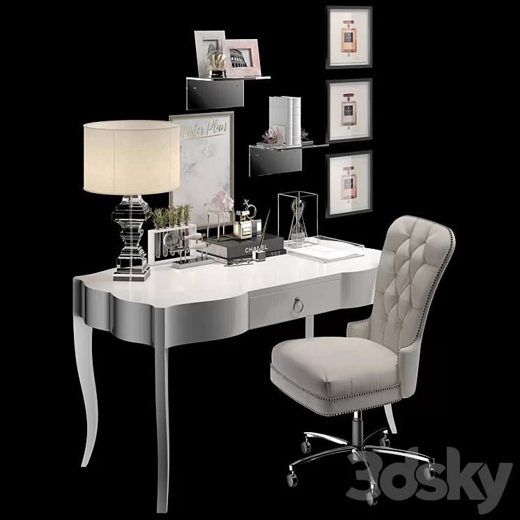 Zgallery office CHIC 3D Model Zgallery office CHIC 3D Model