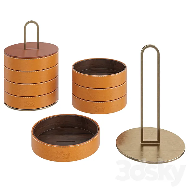 Zhuang Containers by Poltrona Frau 3DModel