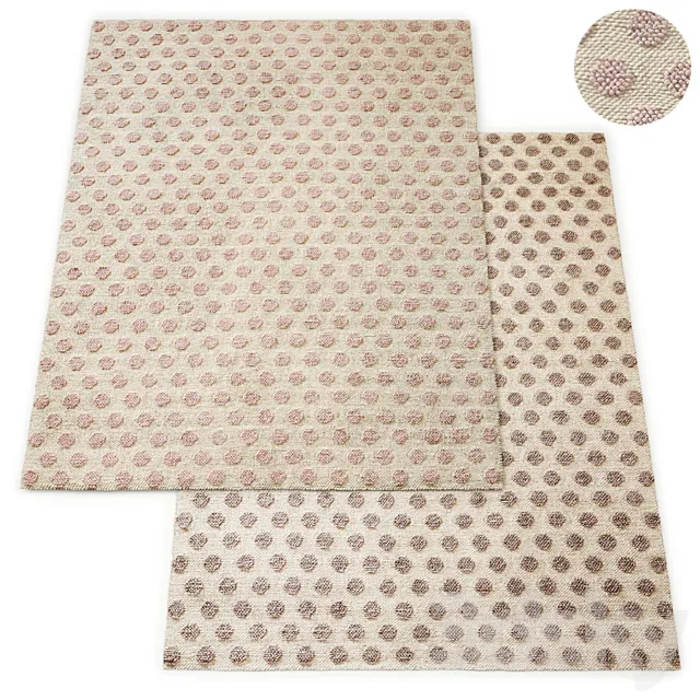 Zia Handwoven Rug RH Baby and Child Collection 3DModel Zia Handwoven Rug RH Baby and Child Collection 3DModel