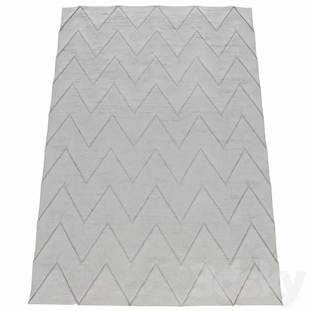 zig zag carpet 3D Model zig zag carpet 3D Model