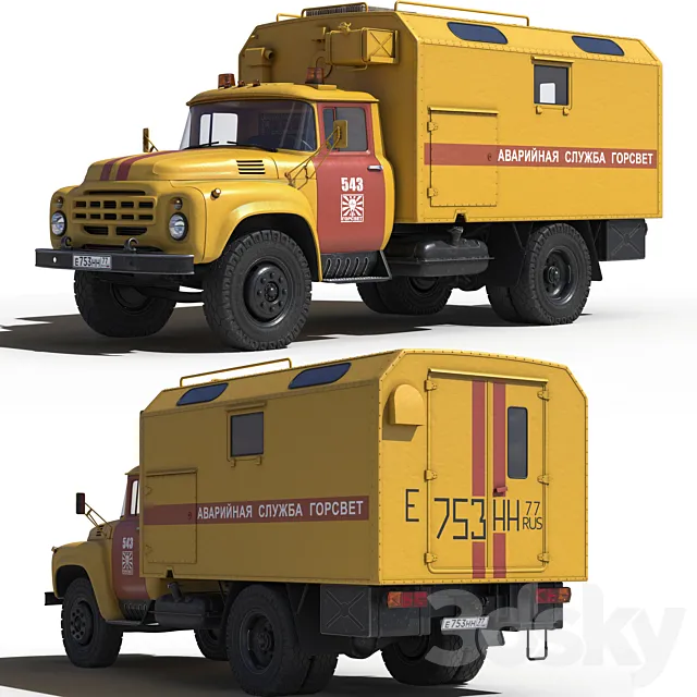 Zil 130 Gorsvet 3DModel
