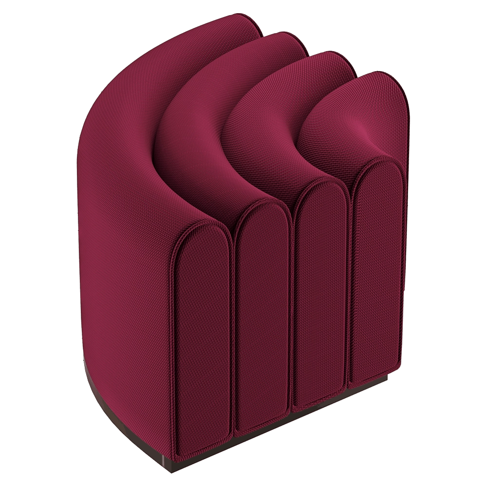 Zilio Aldo & C. – Pouf Arkad corner 3D Model