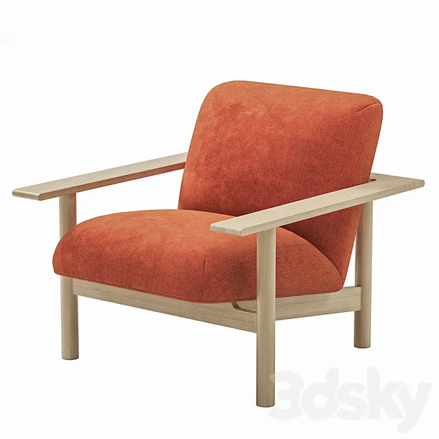 Zilio Aldo – Kinoko Lounge Armchair 3DModel
