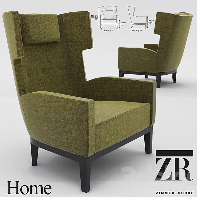 Zimmer + Rohde Home Armchair 3DModel