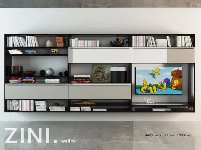 ZINI-WALL-TV 3D Model ZINI-WALL-TV 3D Model