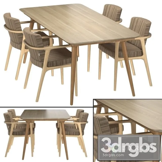 Zio Dining Table 3D Model Download