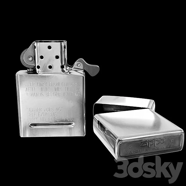 Zippo 3DModel Zippo 3DModel