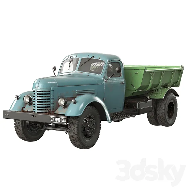 ZIS MMZ 585 3D Model
