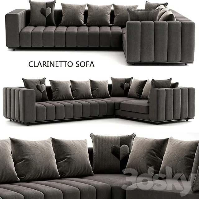 Zito Living CLARINETTO 3D Model