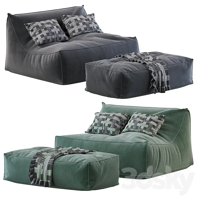 Zoe lounge chair 3D Model Zoe lounge chair 3D Model