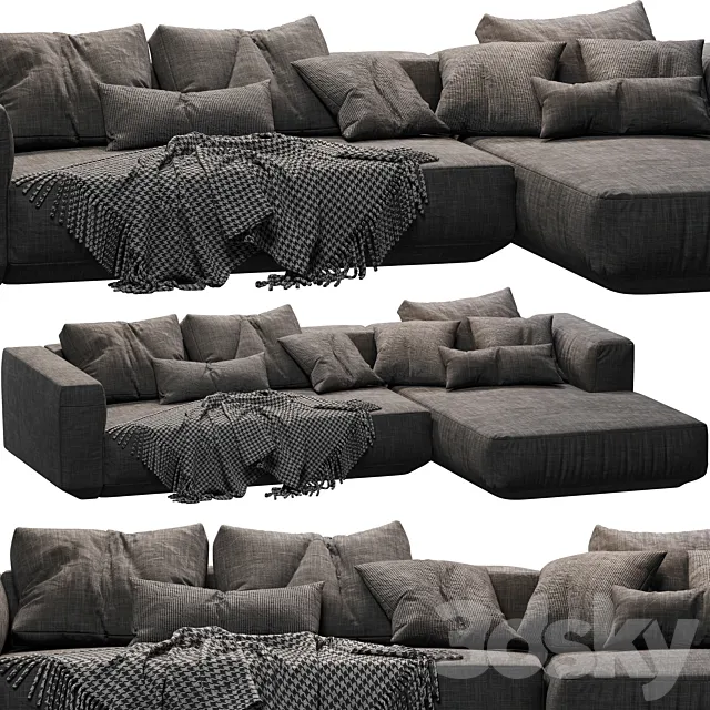 zonatta pianoalto black 3D Model