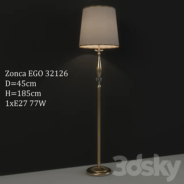 Zonca EGO 32126 3D Model Zonca EGO 32126 3D Model