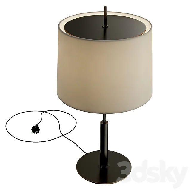 Zonca milano bedside lamp 3D Model