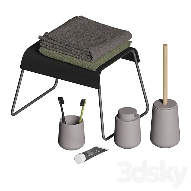 ZONE DENMARK Bath Set 3DModel