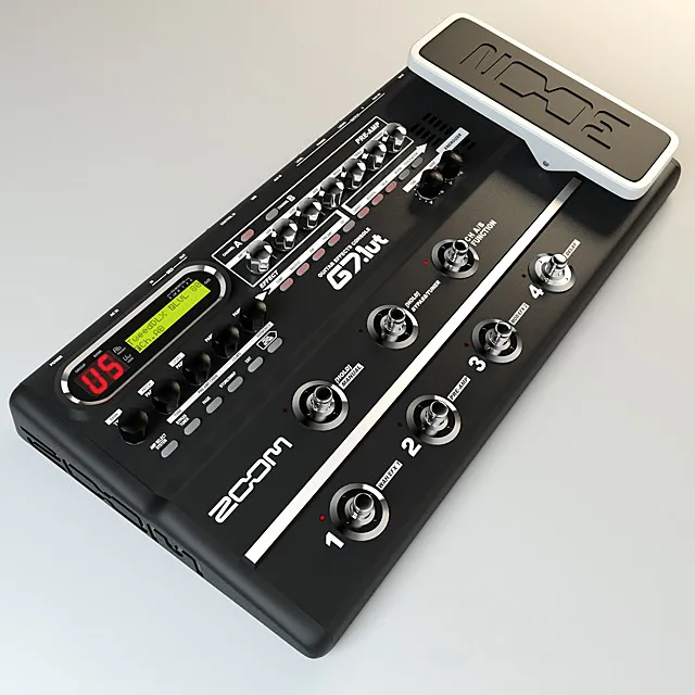 zoom guitar synthesizer-g 7.1 ut 3D Model
