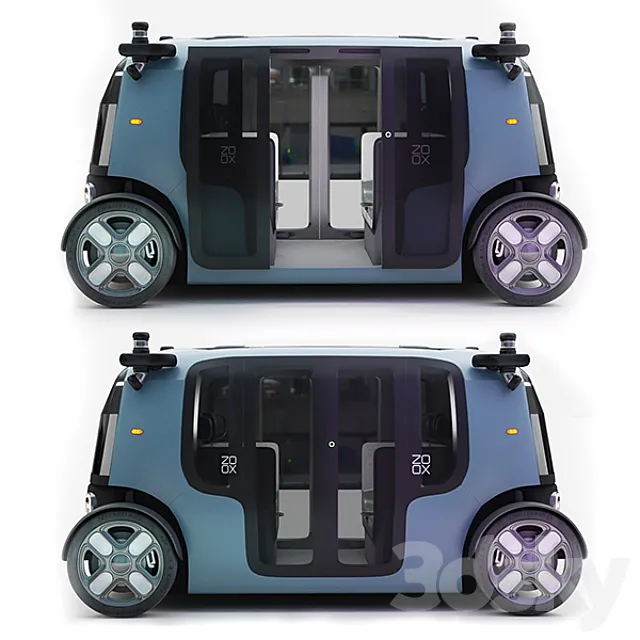 Zoox Smart Car 3D Model