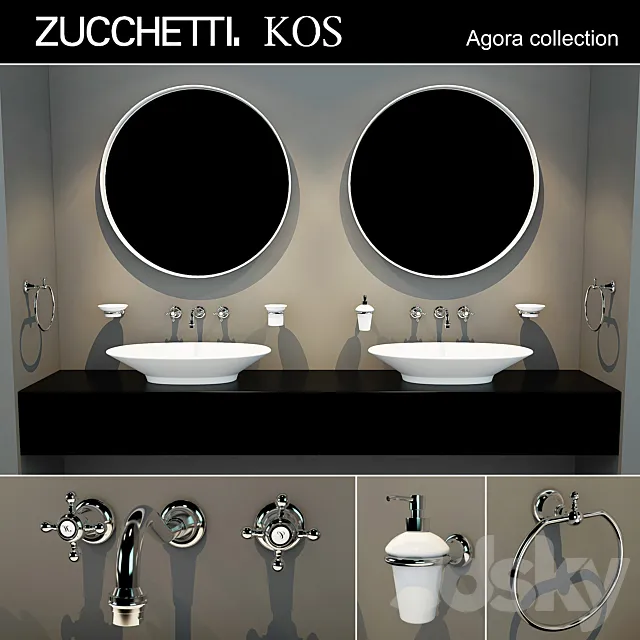 Zucchetti. KOS collection Agora 3DModel Zucchetti. KOS collection Agora 3DModel